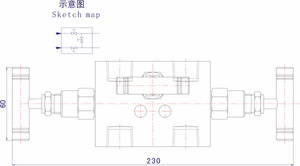 SS-M2F8內(nèi)螺紋三閥組