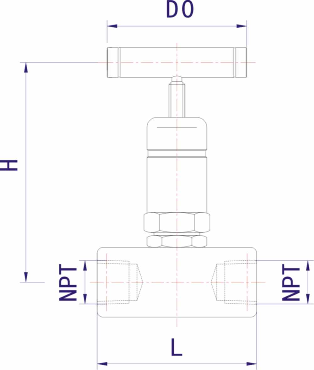 MN-1內螺紋針形截止閥