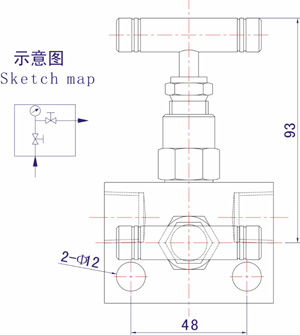 SS-M2F8內(nèi)螺紋二閥組