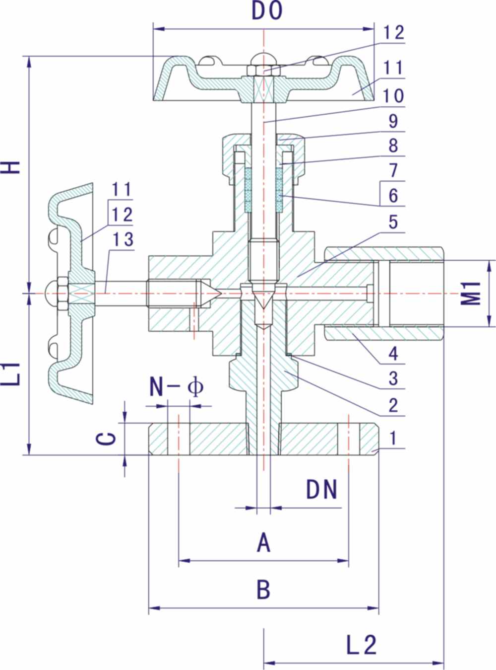 J49H壓力計截止閥